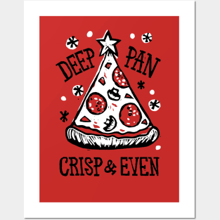 Christmas Pizza Posters and Art